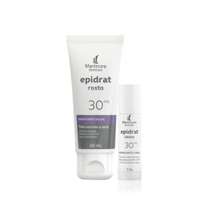 Kit Hidratante Facial Epidrat Rosto FPS 30 + Epidrat Lábios